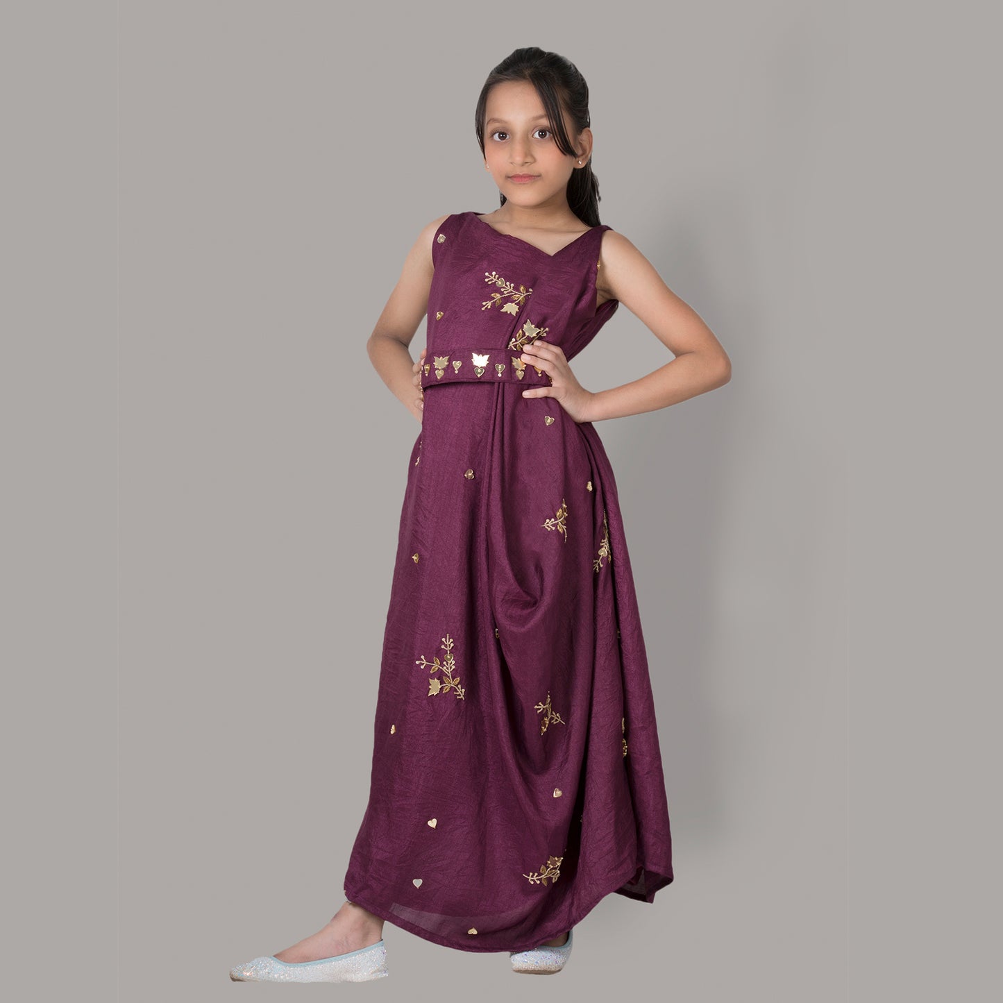 a girl Wearing Vvine cocktail dress